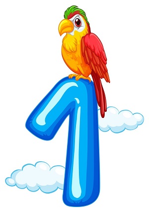 okul öncesi bir rakamı çalışma sayfaları